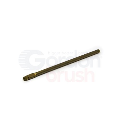 GORDON BRUSH 1/8" Applicator Brush, Brass Handle, 12 PK BT201BG-12